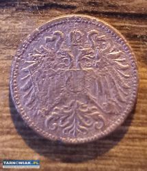 Moneta 2 Halerze Austrowęgierska 1910 Heller - Obrazek 2