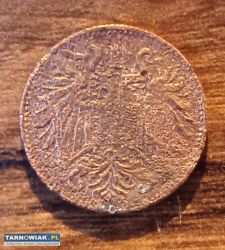 Moneta 2 Halerze Austrowęgierska 1894 Heller - Obrazek 2