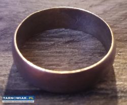 Obrączka Union gold scharnier sygnet - Obrazek 1