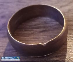 Obrączka Union gold scharnier sygnet - Obrazek 2