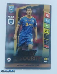 Young-Gwon Kim 214 karta Fifa 365 Adrenaline XL - Obrazek 1