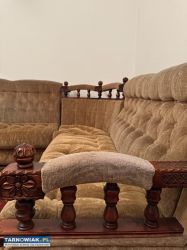 Narożnik, fotele, pufy Vintage - Obrazek 4