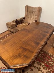 Ława KALWARIA vintage drewniana - Obrazek 3