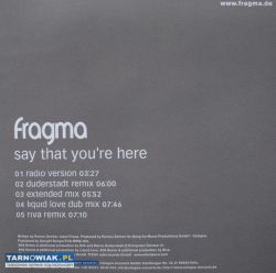 Fragma say that you're here - Obrazek 3