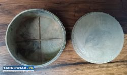 Zabytkowy retro pojemnik na szpili PRL - Obrazek 2