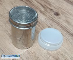 Dozownik szklanka do przypraw cukru pudru ze stali - Obrazek 1