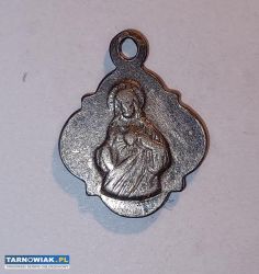 Stary medalik vintage Matka Boska Częstochowska - Obrazek 2