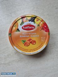 Pudełko po cukierkach Kalfany metalowe  śred. 10cm - Obrazek 1