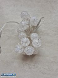 Świecący kabel,   ozdobne kuleczki na sznurze, - Obrazek 1