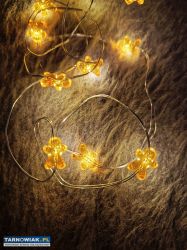 Świecący kabel, lampki girlanda świetlna, ciastecz - Obrazek 1