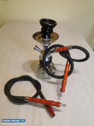 Shisha, fajka wodna, mała wys. 20cm 2 sztuki węży - Obrazek 1