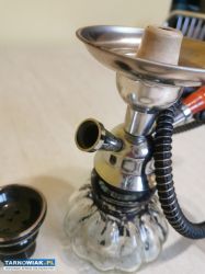 Shisha, fajka wodna, mała wys. 20cm 2 sztuki węży - Obrazek 2