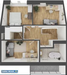 dom środkowy w zabudowie szeregowej Dąbrowa Tarn. - Obrazek 3