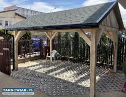 Budowa wiat garażowych, Tarasów - Obrazek 2