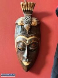 Maski afrykańskie 5 szt komplet - Obrazek 3