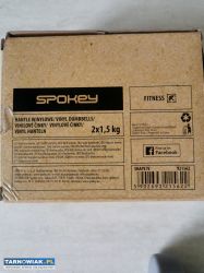 Hantle, hantelki, ciężarki 2x1,5kg Spokey nowe - Obrazek 3