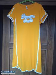 Sukienka dzianinowa miodowa Coccodrillo 164 - Obrazek 1