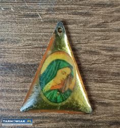 Trójkątny medalik Matka Boska z Guadalupe - Obrazek 1