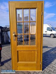 Drzwi wewnętrzne skrzydło 80 przeszklone - Obrazek 1