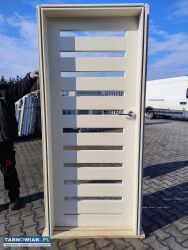 Drzwi wewnętrzne Białe - skrzydło 80 - Obrazek 2