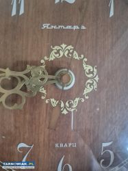 Zegar ścienny Jantar CCCP  bateria R14  sprawny - Obrazek 3