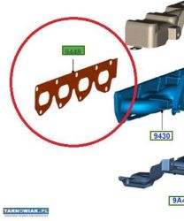 Uszczelka - kolektor wydechowy ford - Obrazek 1