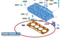 Uszczelka - głowica cylindrów - ford - Obrazek 1