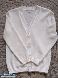 Biały sweterek komunijny 158 - Obrazek 1