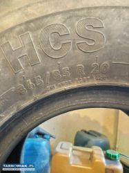 Komplet opon ciężarowych 365/85 R20 - Obrazek 1