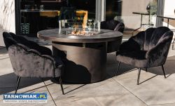 stół ogrodowy z paleniskiem gazowym Oslo - Obrazek 1