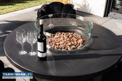 stół ogrodowy z paleniskiem gazowym Oslo - Obrazek 2