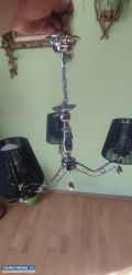 Lampa salon , jadalnia, chrom , kryształy - Obrazek 1