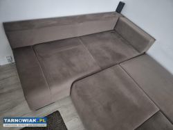 Brązowy narożnik  w stanie bardzo dobrym - Obrazek 3