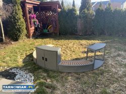 Meble ogrodowe do jacuzzi okrągłego - Obrazek 1