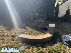 Meble ogrodowe do jacuzzi okrągłego - Obrazek 3