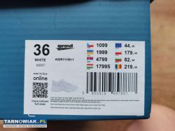 Buty Sprandi sneakersy białe r36 - Obrazek 3