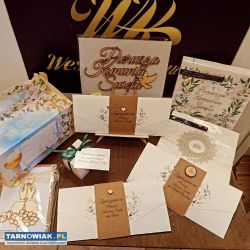 Zaproszenia i dekoracje na I Komunię Św. - Tarnów. - Obrazek 1