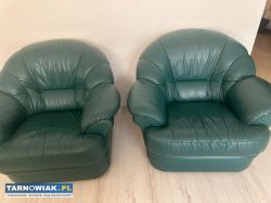sofa 3os. + 2 fotele skórzane - Obrazek 2