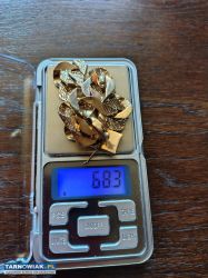 Złota bransoletka 585 dwustronna 68,3gr 1.4 mm - Obrazek 1