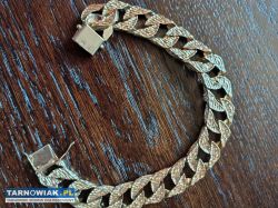 Złota bransoletka 585 dwustronna 68,3gr 1.4 mm - Obrazek 3