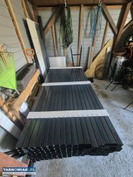 Słupki ogrodzeniowe stalowe 60x40 antracyt 25 zl - Obrazek 1