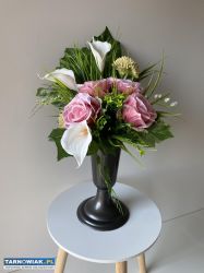 Elegancki komplet stroików - róże i kalie - Obrazek 4