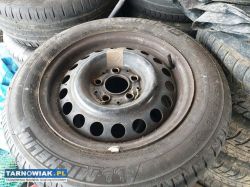 Koła stalowe 5x112 opony letnie 7-8mm 185/65/15 - Obrazek 1