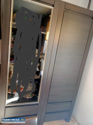 Meble zestaw plus krzesła brąz ciemny - Obrazek 3