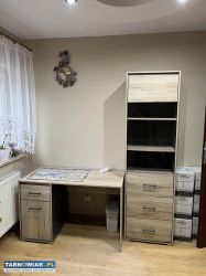 Meble - Biurko i witryna - Dąb sonoma - Obrazek 1