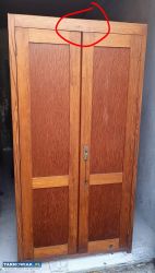 Stara szafa z litego drewna TARNÓW - Obrazek 1