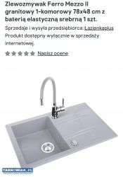 Nowy zlew ferro mezzo ii - Obrazek 1