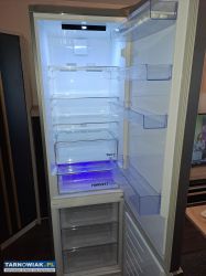 Duża lodówka no frost 203 cm beko inox 362l - Obrazek 2