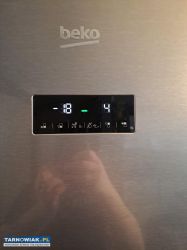 Duża lodówka no frost 203 cm beko inox 362l - Obrazek 3