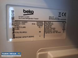 Duża lodówka no frost 203 cm beko inox 362l - Obrazek 4